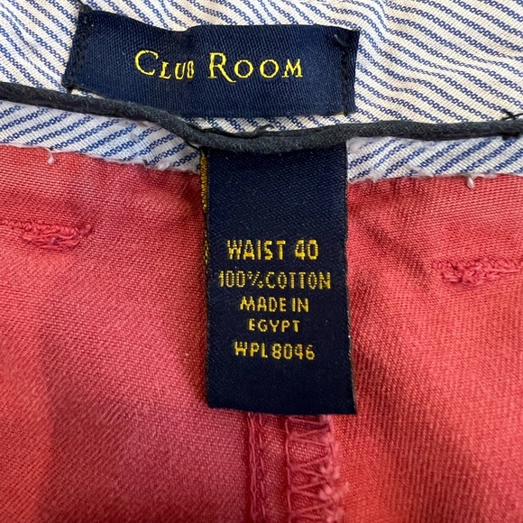 Club Room Nantucket red men’s shorts size 40 - Picture 9 of 10